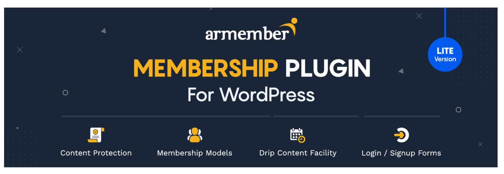 armember membership plugin for wordpress lite version homepage