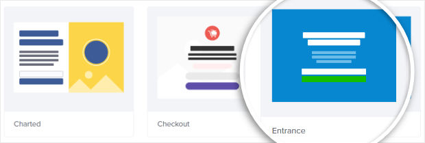 choose the entrance template