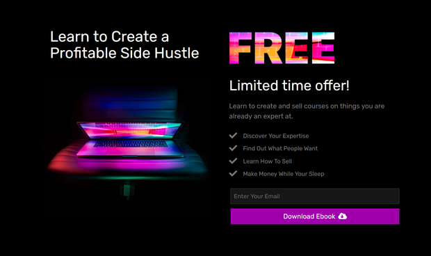 Limited time offer Landing Page