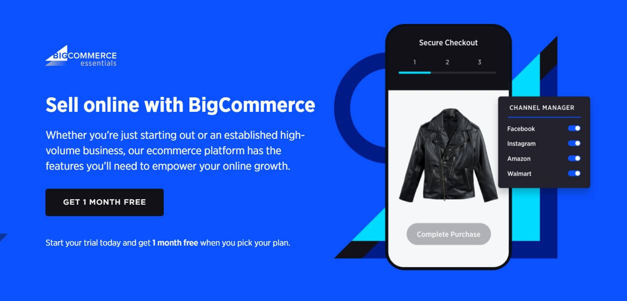 bigcommerce best business website for ecommerce homepage