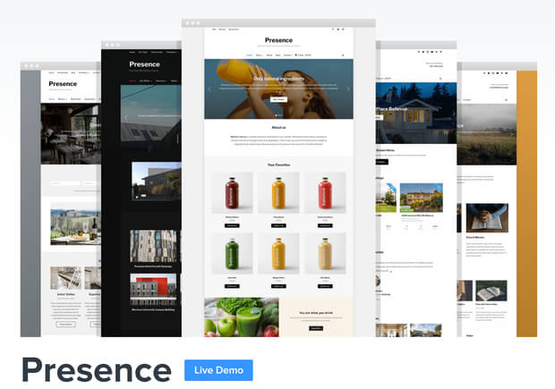 presence best woocommerce themes