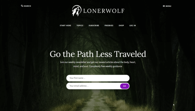 LonerWolf Home Page