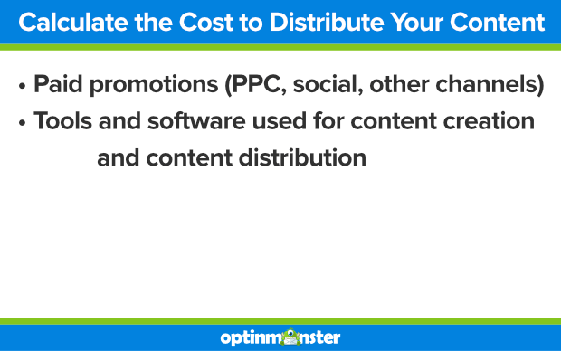 calculate the cost to distribute your content
