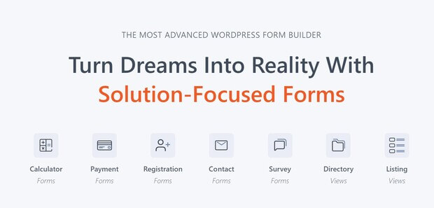 formidable forms business wordpress plugin homepage