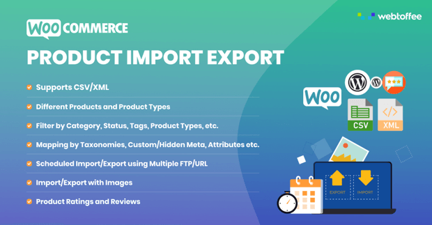 woocommerce import-export