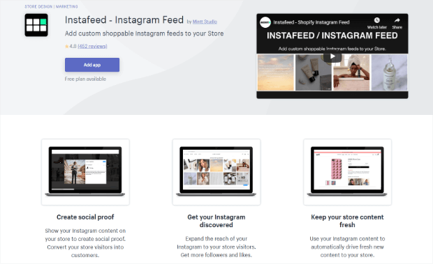 adding instafeed to shopify