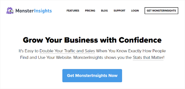 Haga crecer su negocio con confianza con monsterinsights