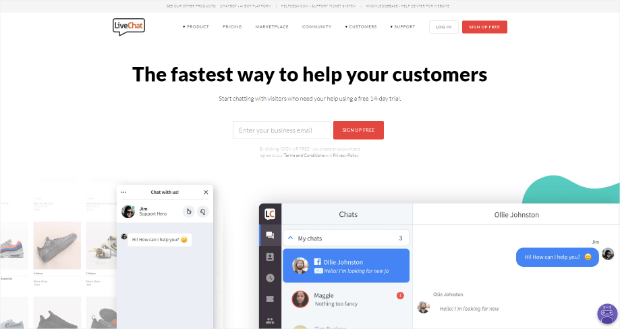 livechat is our pick for the best live chat plugin