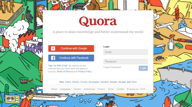 get more backlinks by answering questions on quora