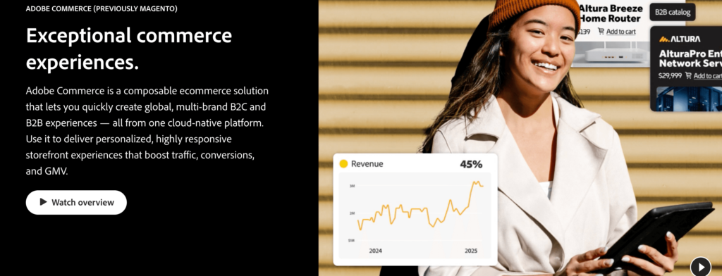 Adobe Commerce Magento - Shopify Alternative