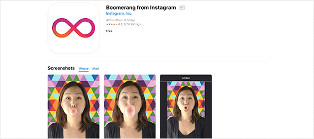 boomerang instagram editing tool