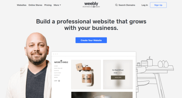 Weebly-Homepage