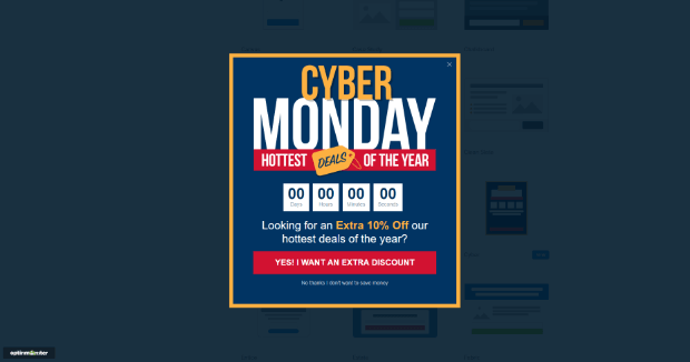 optinmonster cyber monday template