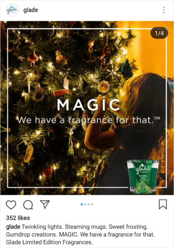 glade holiday ad