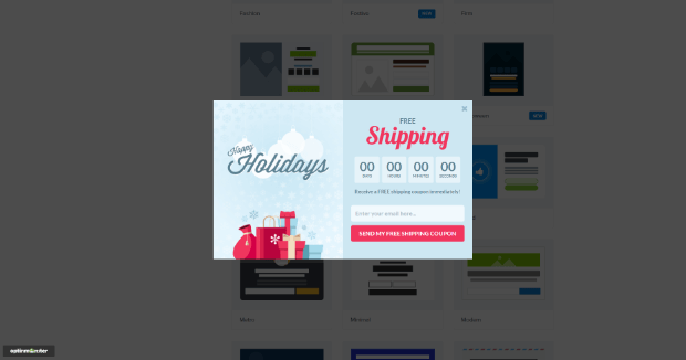 optinmonster holiday template