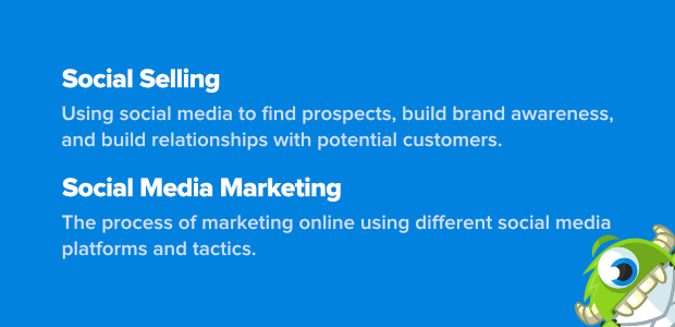 social selling vs social media marketing