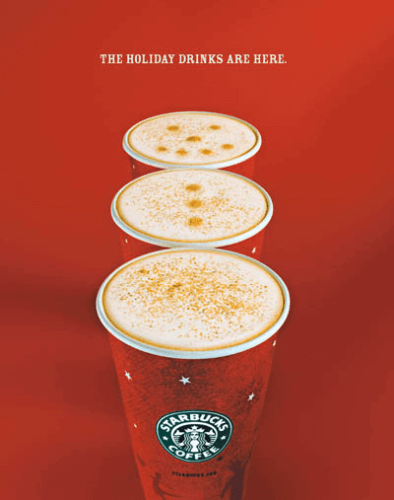 starbucks holiday drinks ad