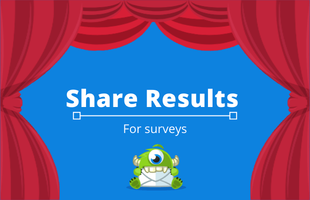 share the survey results