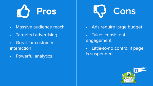 facebook pros and cons