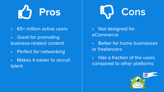 linkedin pros and cons