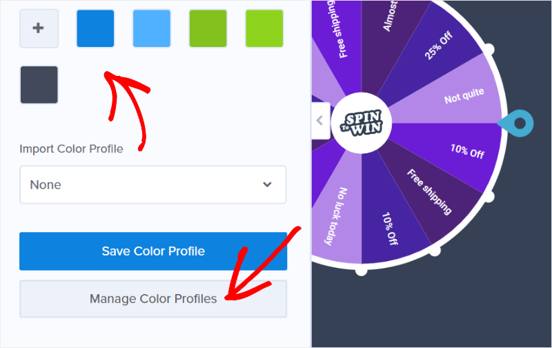 manage color profiles