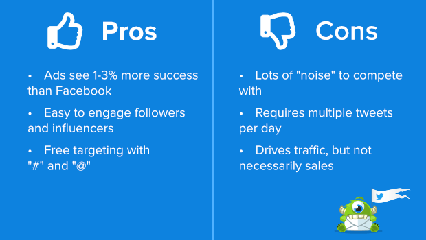 twitter pros and cons