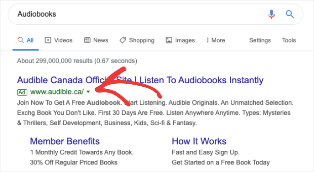 Audible-Google-Search