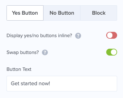Edit Yes Button
