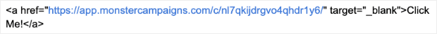 HTML Link with URL for MonsterLink min