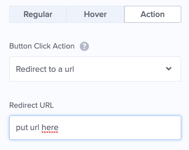 Redirect URL Action for Yes Button min