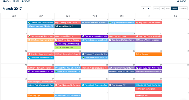 how to use mac calendar as edirotial calendar