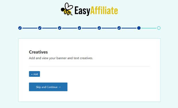 add creatives to your affiliate program