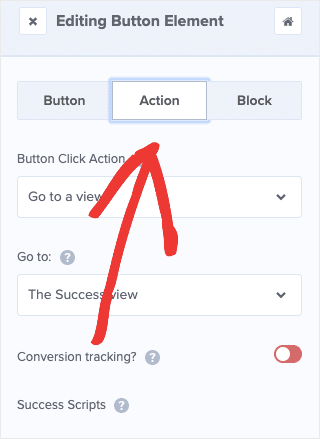 Click the ACTION button