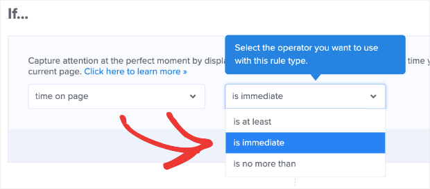 How to Select Rules in the OptinMonster WordPress plugin