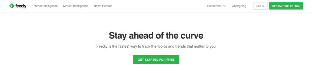 Feedly - Content Marketing Tools