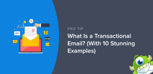 What Is a Transactional Email? (With 10 Stunning Examples) - OptinMonster