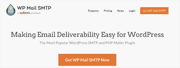 Page d'accueil de Wp Mail SMTP