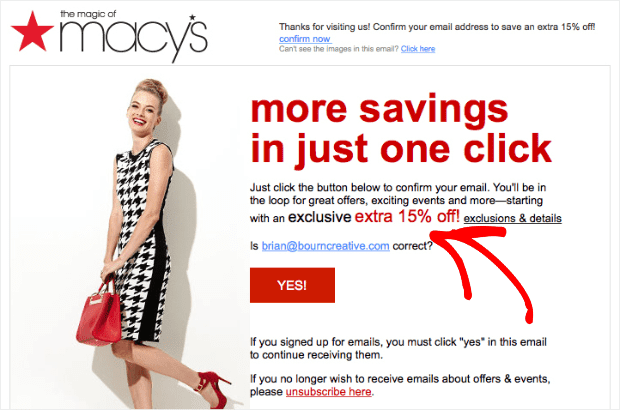 macys transactional email example min