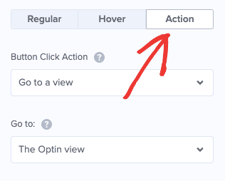 Cliquez sur Action pour modifier le bouton Oui action min