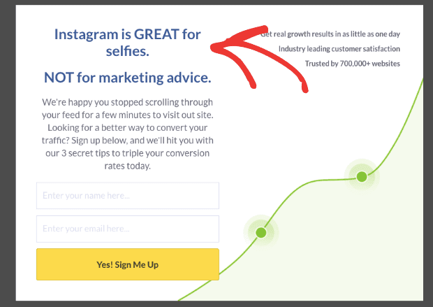 Instagram targeting by UTMs-min