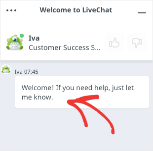 LiveChat Feature for OptinMonster