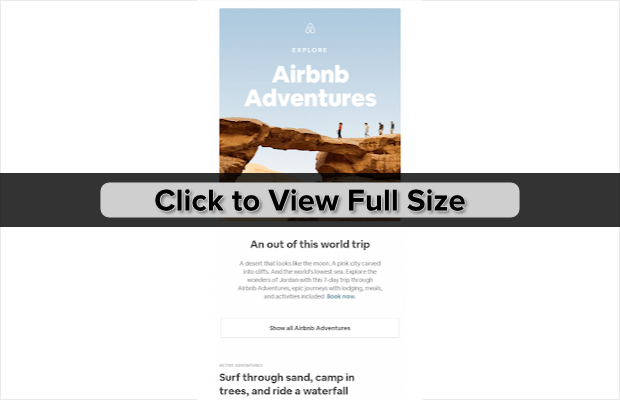 airbnb email example