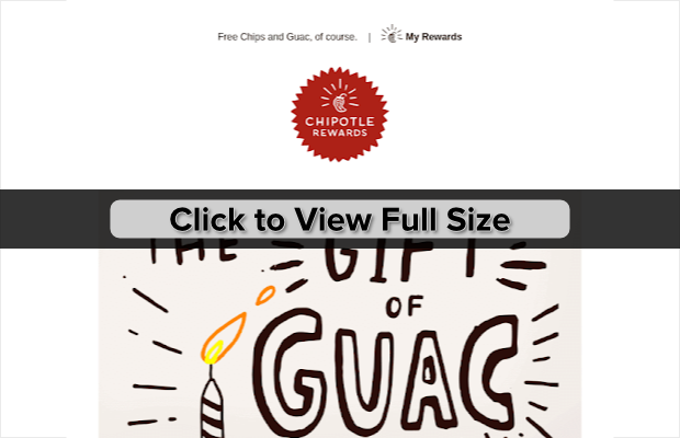 chipotle email marketing