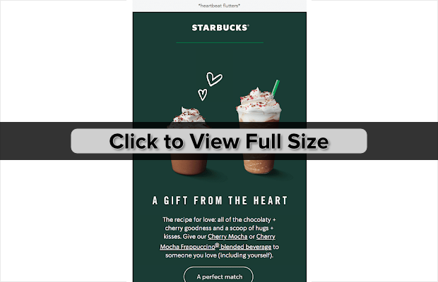 starbucks email marketing