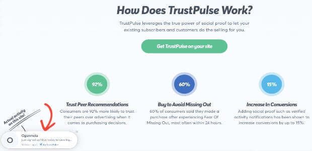 TrustPulse reviews