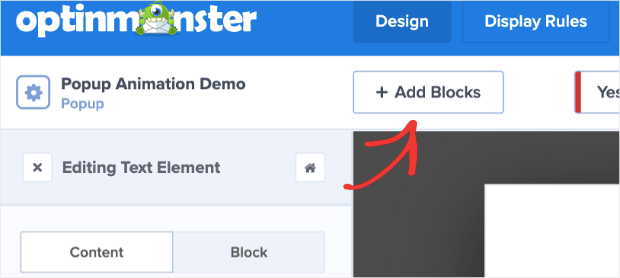 Ajouter des blocs au modèle de base