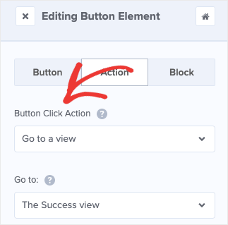 Button Click Action in OM Editor