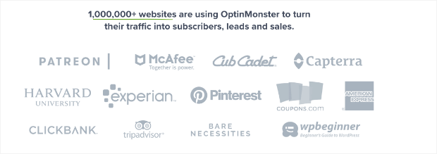 Companies that use OptinMonster