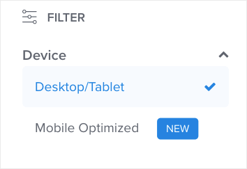 Filter by Device