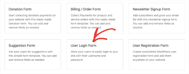 User Login Form Template in WPForms min